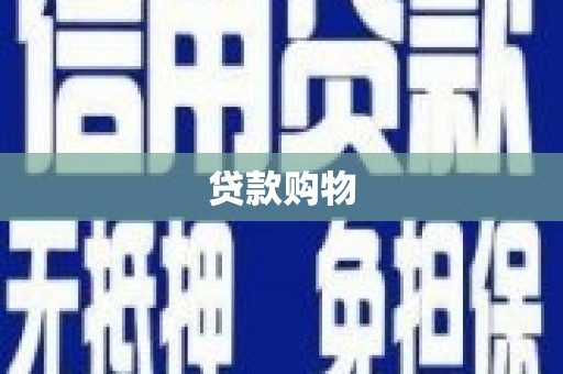 渭南贷款购物