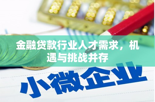 东坑金融贷款行业人才需求，机遇与挑战并存