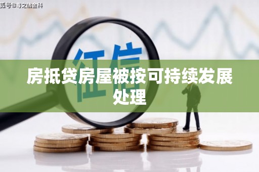 新洲房抵贷房屋被按可持续发展处理