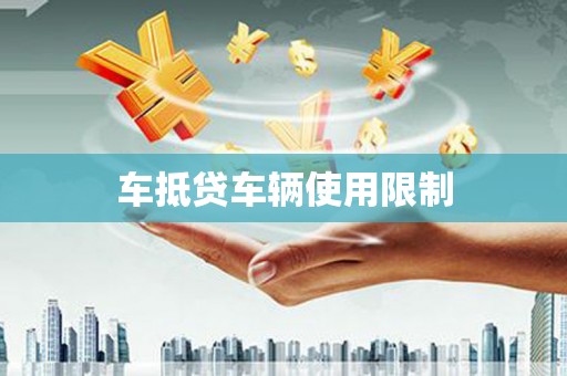 分宜车抵贷车辆使用限制