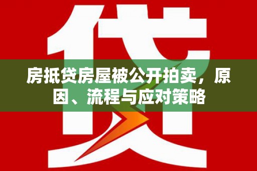 宽甸房抵贷房屋被公开拍卖，原因、流程与应对策略