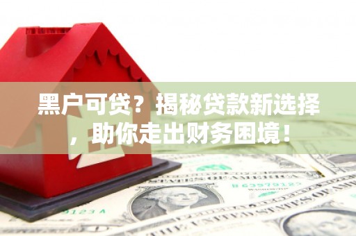 蒲县黑户可贷？揭秘贷款新选择，助你走出财务困境！