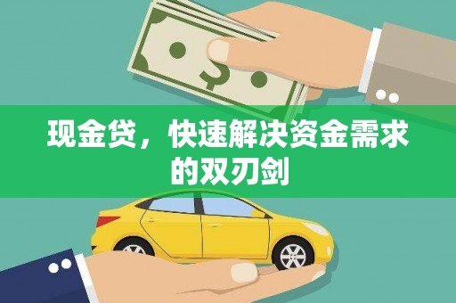 屯留现金贷，快速解决资金需求的双刃剑