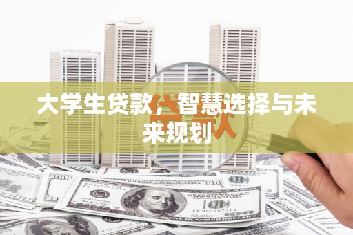 万宁大学生贷款，智慧选择与未来规划