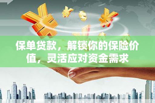 卑南保单贷款，解锁你的保险价值，灵活应对资金需求