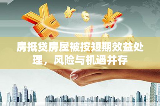 梅河口房抵贷房屋被按短期效益处理，风险与机遇并存