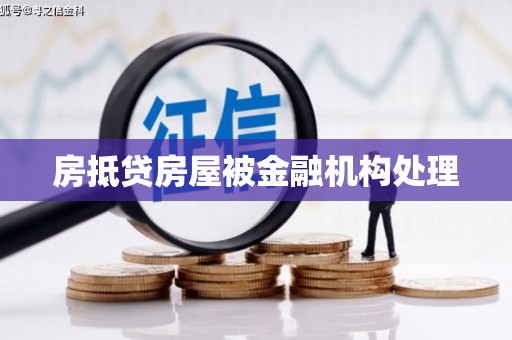 芙蓉房抵贷房屋被金融机构处理