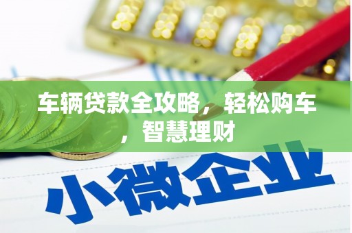 新绛车辆贷款全攻略，轻松购车，智慧理财