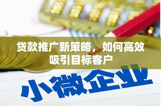 石狮贷款推广新策略，如何高效吸引目标客户