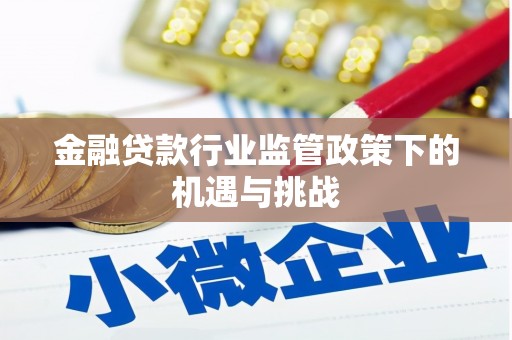 额尔古纳金融贷款行业监管政策下的机遇与挑战