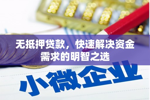 嘉鱼无抵押贷款，快速解决资金需求的明智之选