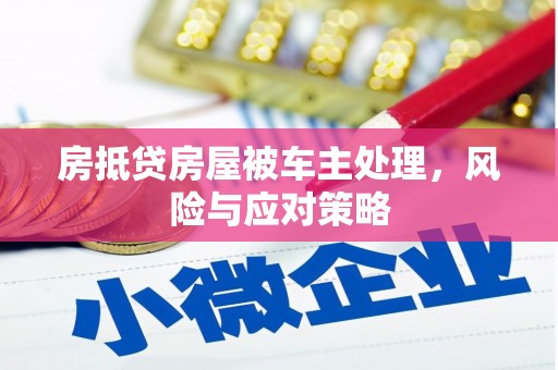 新乐房抵贷房屋被车主处理，风险与应对策略