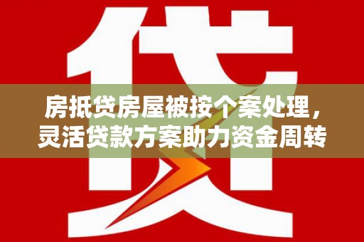 峨眉山房抵贷房屋被按个案处理，灵活贷款方案助力资金周转
