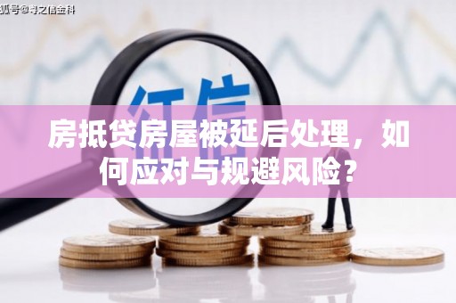 南乐房抵贷房屋被延后处理，如何应对与规避风险？