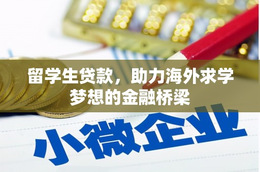 大内留学生贷款，助力海外求学梦想的金融桥梁