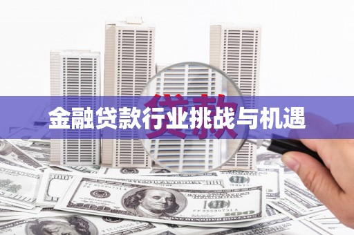西咸金融贷款行业挑战与机遇