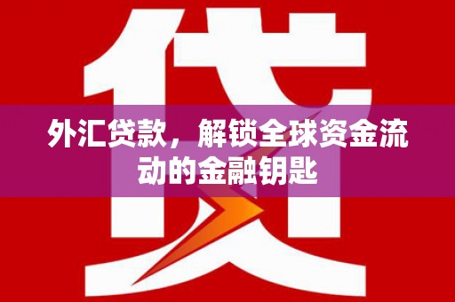 淮阴外汇贷款，解锁全球资金流动的金融钥匙
