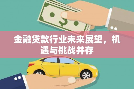 武安金融贷款行业未来展望，机遇与挑战并存