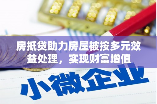 内湖房抵贷助力房屋被按多元效益处理，实现财富增值