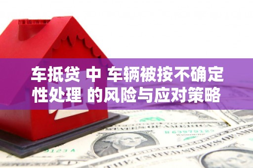 仁化车抵贷 中 车辆被按不确定性处理 的风险与应对策略