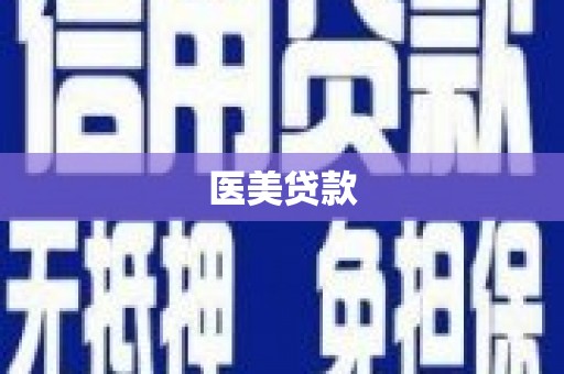 翁源医美贷款