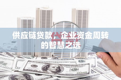 和布克赛尔供应链贷款，企业资金周转的智慧之选