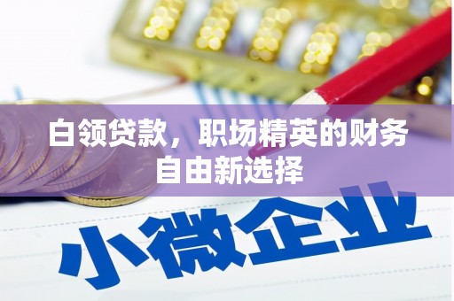 莿桐白领贷款，职场精英的财务自由新选择