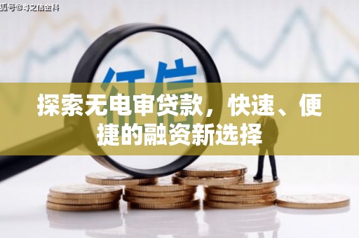 耒阳探索无电审贷款，快速、便捷的融资新选择