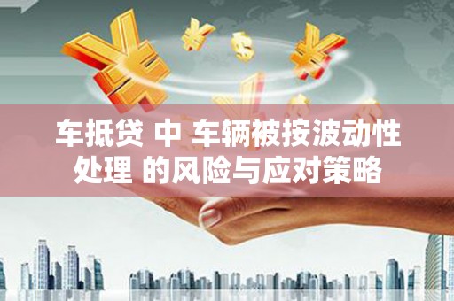 侯马车抵贷 中 车辆被按波动性处理 的风险与应对策略