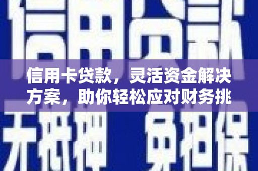 安南信用卡贷款，灵活资金解决方案，助你轻松应对财务挑战