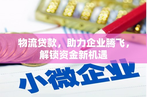 新野物流贷款，助力企业腾飞，解锁资金新机遇