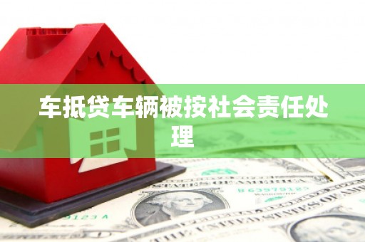 成武车抵贷车辆被按社会责任处理
