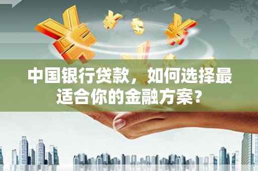 永善中国银行贷款，如何选择最适合你的金融方案？