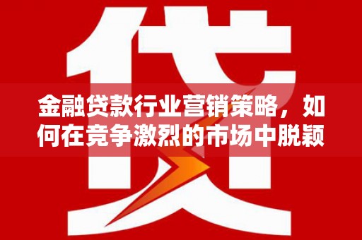 梅县金融贷款行业营销策略，如何在竞争激烈的市场中脱颖而出？