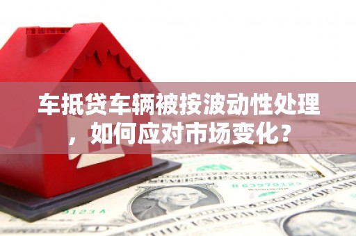 同江车抵贷车辆被按波动性处理，如何应对市场变化？