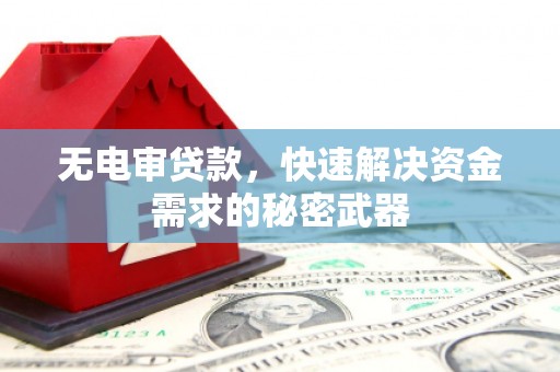 大英无电审贷款，快速解决资金需求的秘密武器