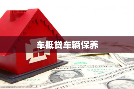 大观车抵贷车辆保养