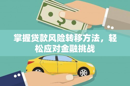 水上掌握贷款风险转移方法，轻松应对金融挑战
