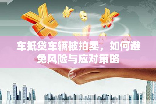鸠江车抵贷车辆被拍卖，如何避免风险与应对策略