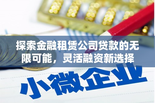 长武探索金融租赁公司贷款的无限可能，灵活融资新选择
