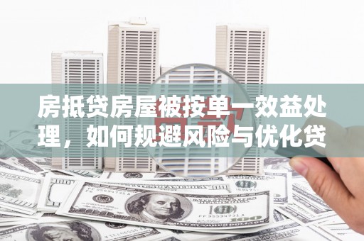 禹城房抵贷房屋被按单一效益处理，如何规避风险与优化贷款策略