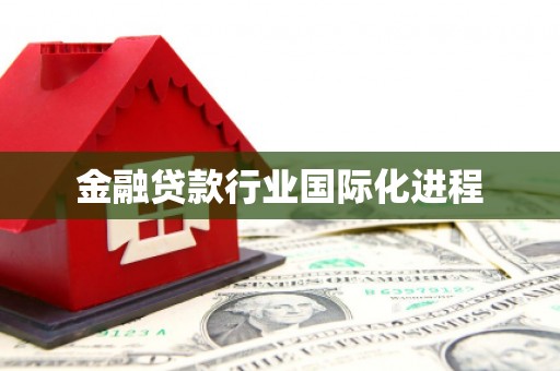三湾金融贷款行业国际化进程