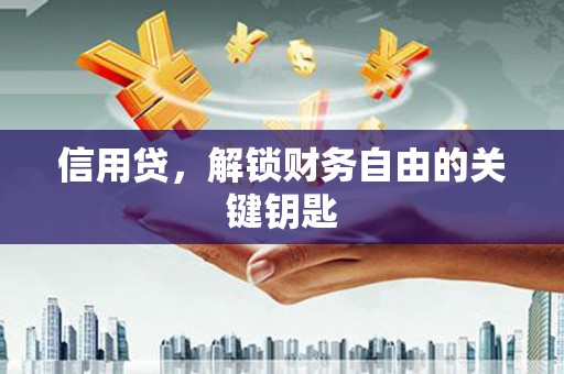 泸定信用贷，解锁财务自由的关键钥匙
