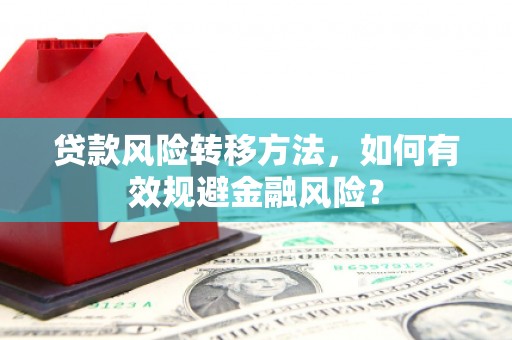 上虞贷款风险转移方法，如何有效规避金融风险？