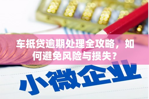 阿拉善盟车抵贷逾期处理全攻略，如何避免风险与损失？