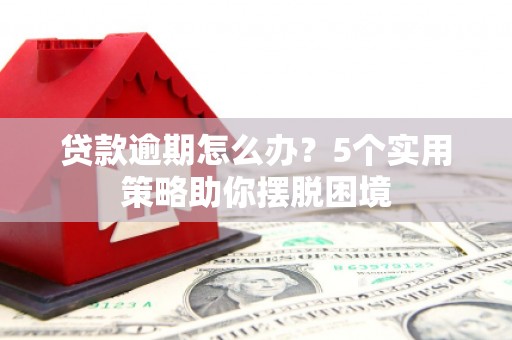 长滨贷款逾期怎么办？5个实用策略助你摆脱困境