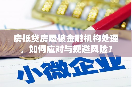 长寿房抵贷房屋被金融机构处理，如何应对与规避风险？