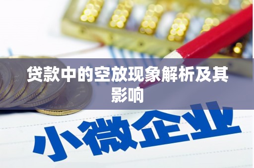 大湖贷款中的空放现象解析及其影响