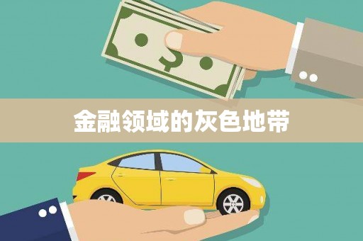 虞城金融领域的灰色地带