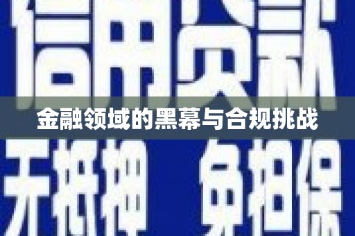阿克陶金融领域的黑幕与合规挑战